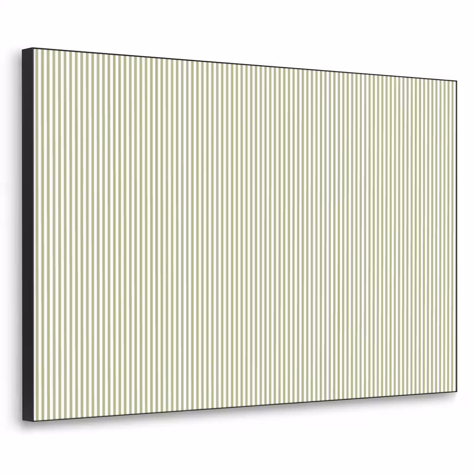 Art Frame - Salbeigrün – Streifen – Minimalistisch – Muster — 1