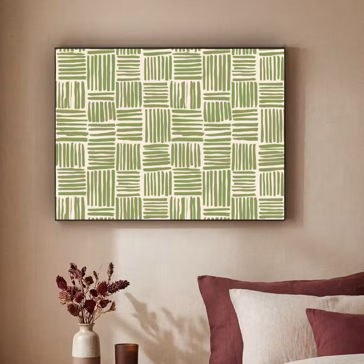 Art Frame - Salbeigrün – Blöcke – Handgezeichnet – Muster — 2