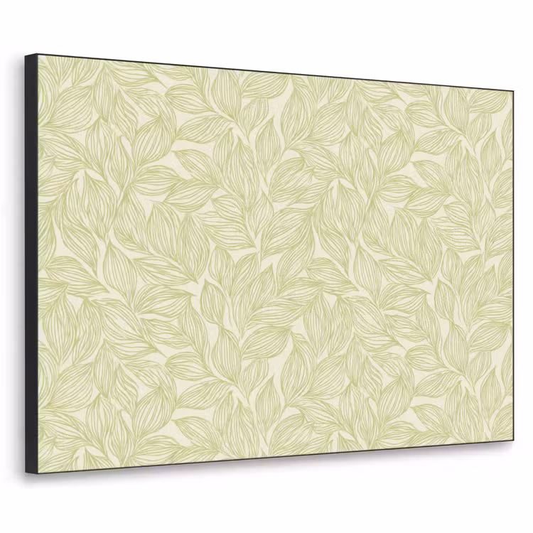 Art Frame - Salbeigrün – Botanisch – Blätter – Handgezeichnet – Muster — 1