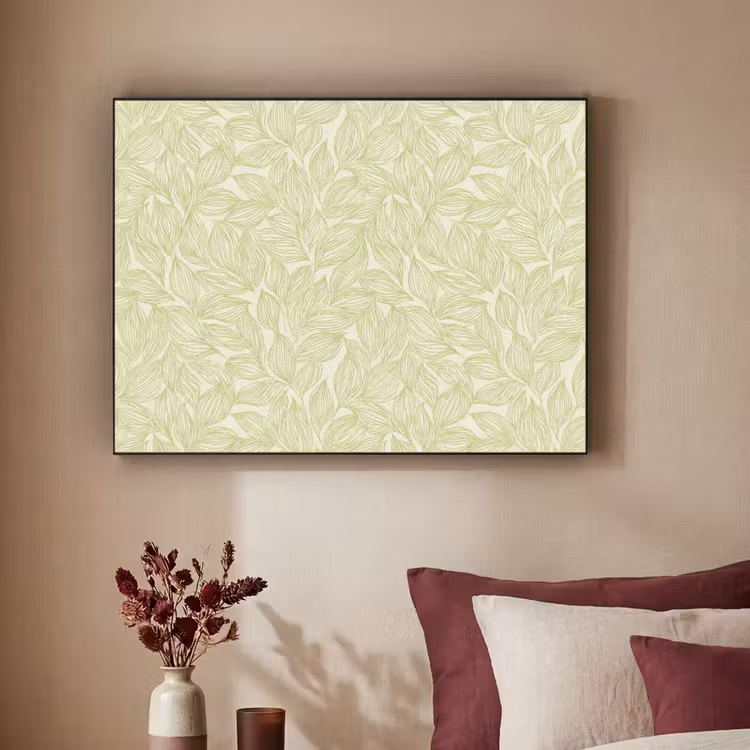 Art Frame - Salbeigrün – Botanisch – Blätter – Handgezeichnet – Muster — 2