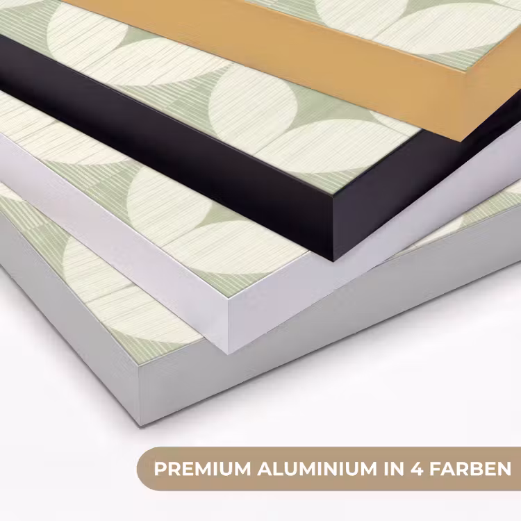 Art Frame - Salbeigrün – Geometrisch – Retro – Mid-Century – Muster — 5