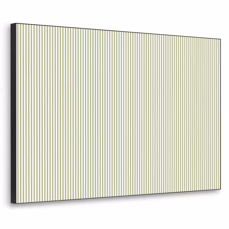 Art Frame - Salbeigrün – Streifen – Minimalistisch – Muster — 1