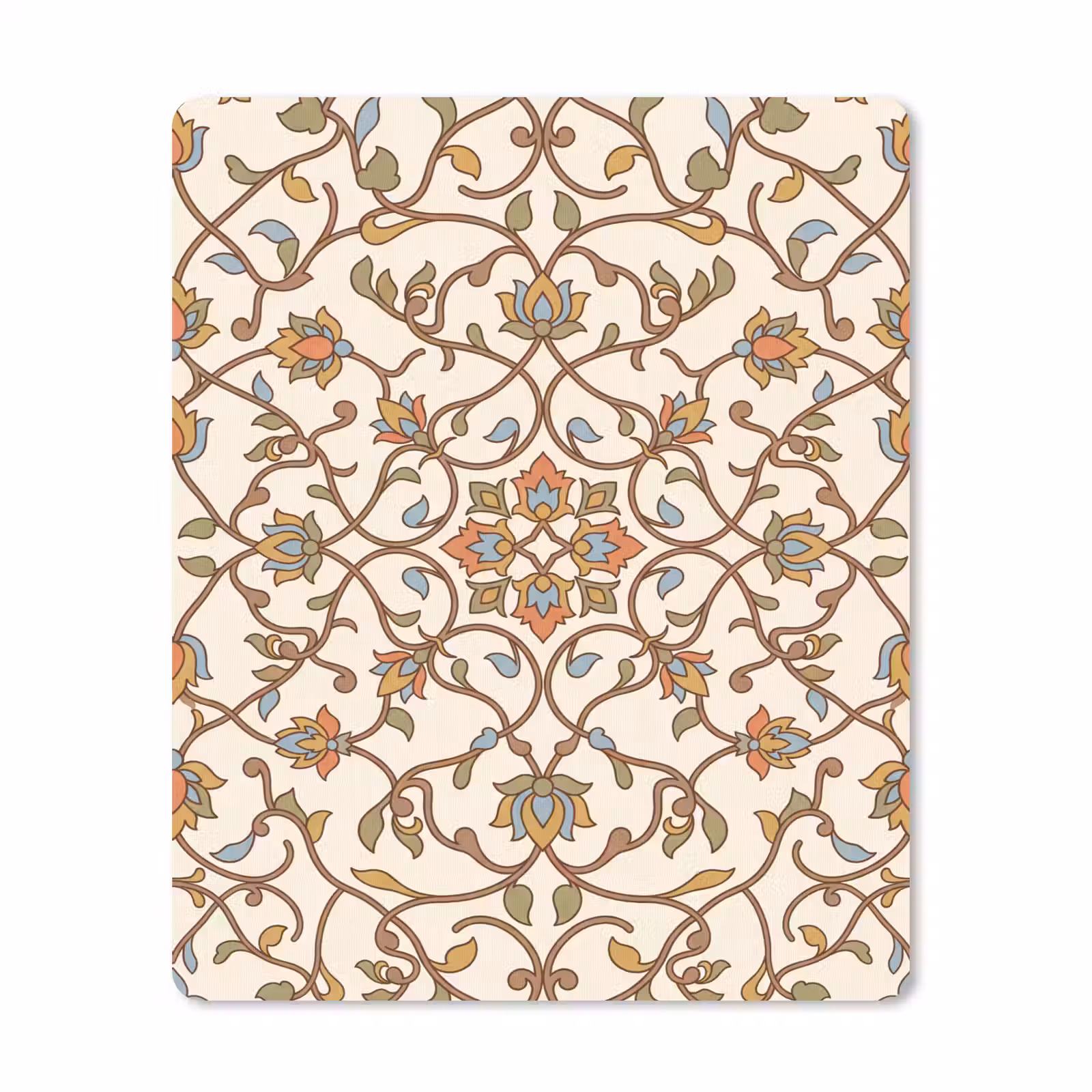 Mauspad - Muster – Blumen – Ornament – Bunt — 1
