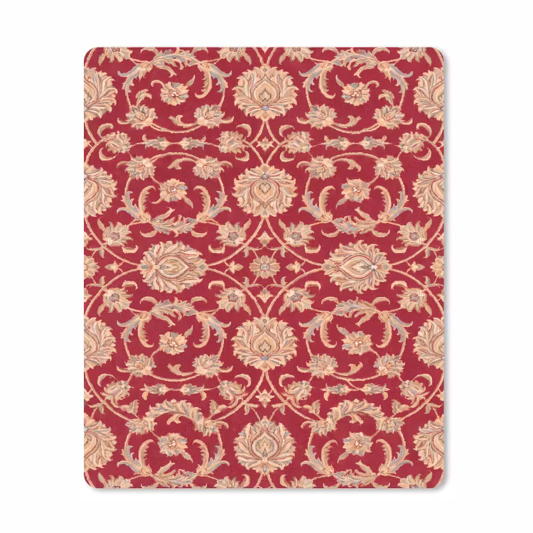 Mauspad - Muster – Blume – Klassisch – Orientalisch – Rot — 1