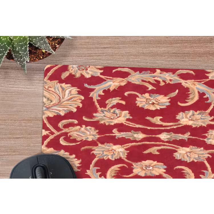 Mauspad - Muster – Blume – Klassisch – Orientalisch – Rot — 5