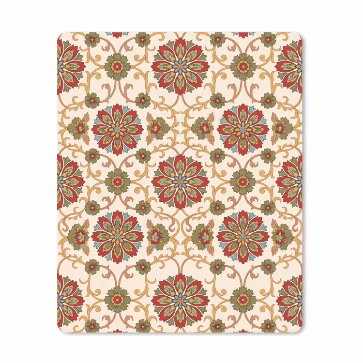 Mauspad - Muster – Blumen – Ornament – Klassisch – Farbenfroh — 1