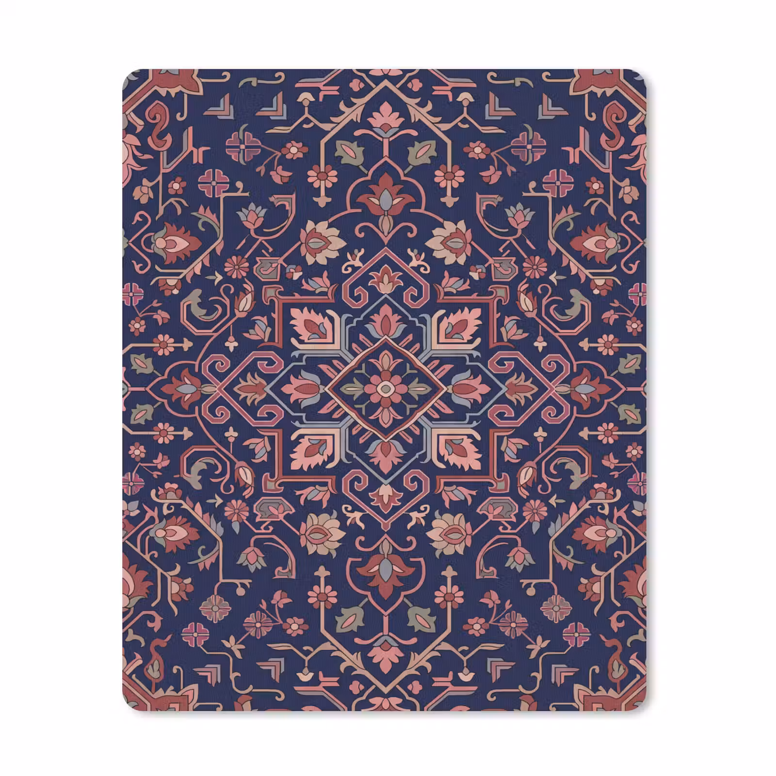 Mauspad - Muster – Orientalisch – Blumig – Blau – Klassisch — 1