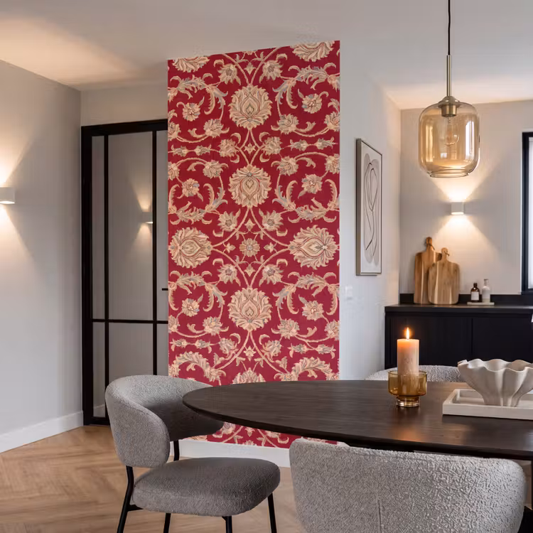 Tapete - Muster – Blume – Klassisch – Orientalisch – Rot — 5