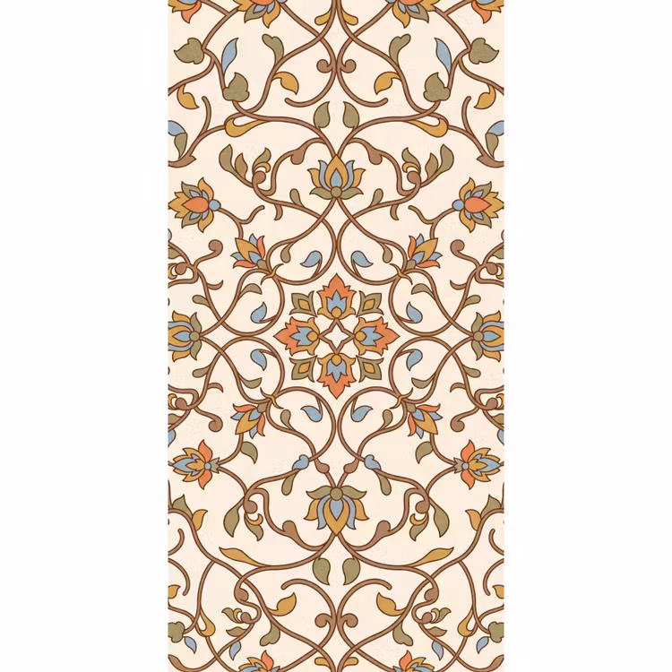 Tapete - Muster – Blumen – Ornament – Bunt — 2
