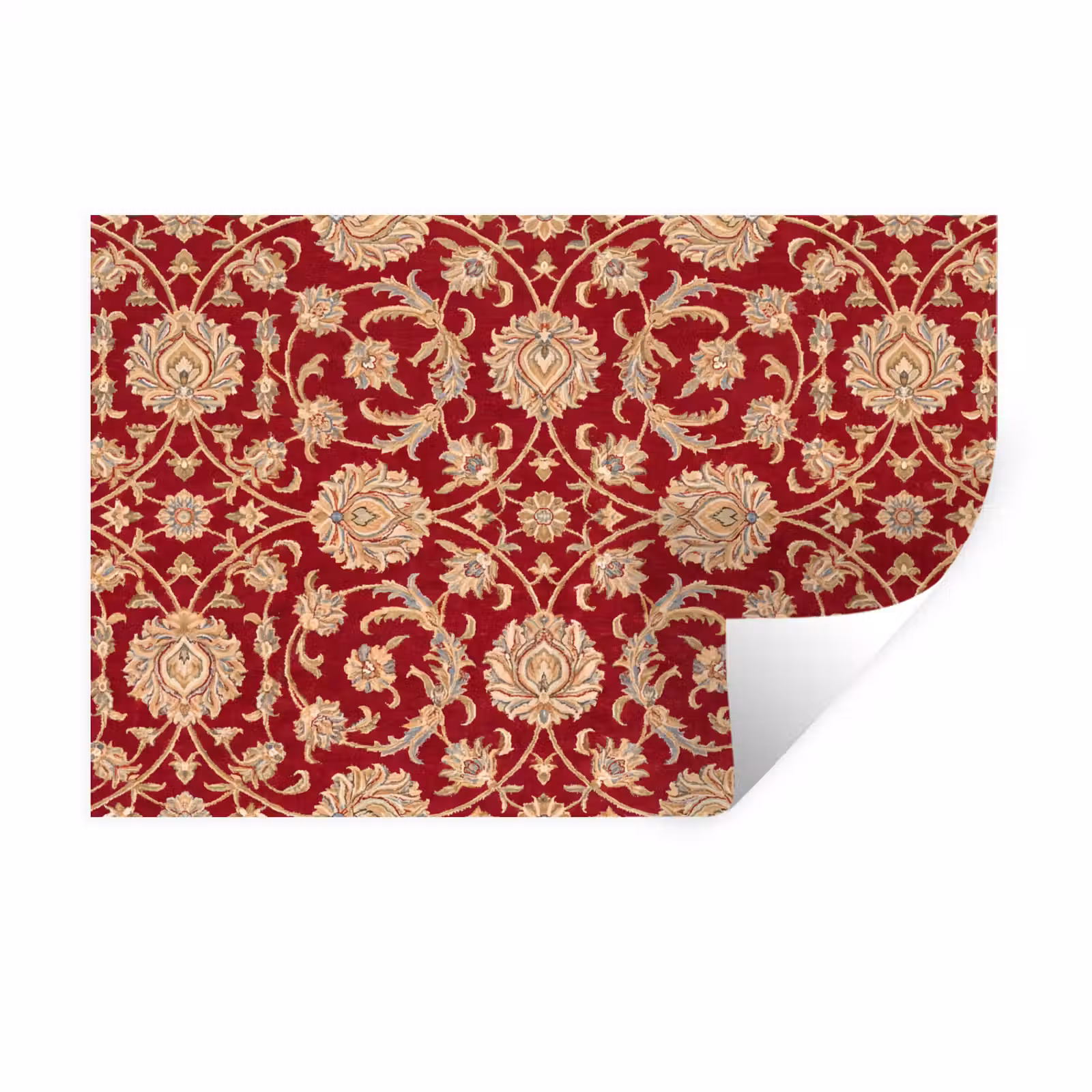Wandtattoo – Muster – Blume – Klassisch – Orientalisch – Rot — 1
