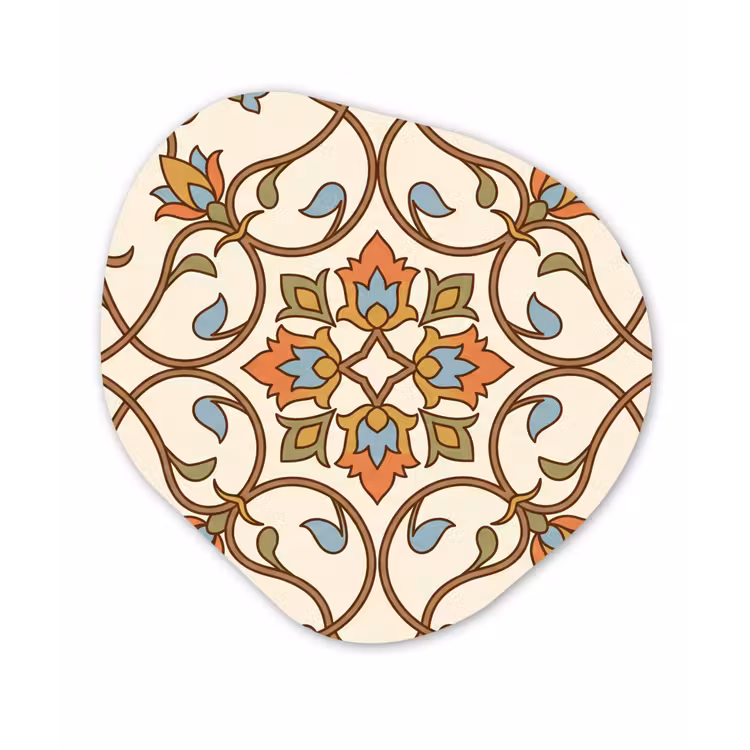 Forexbild Organische Form - Muster – Blumen – Ornament – Bunt — 1