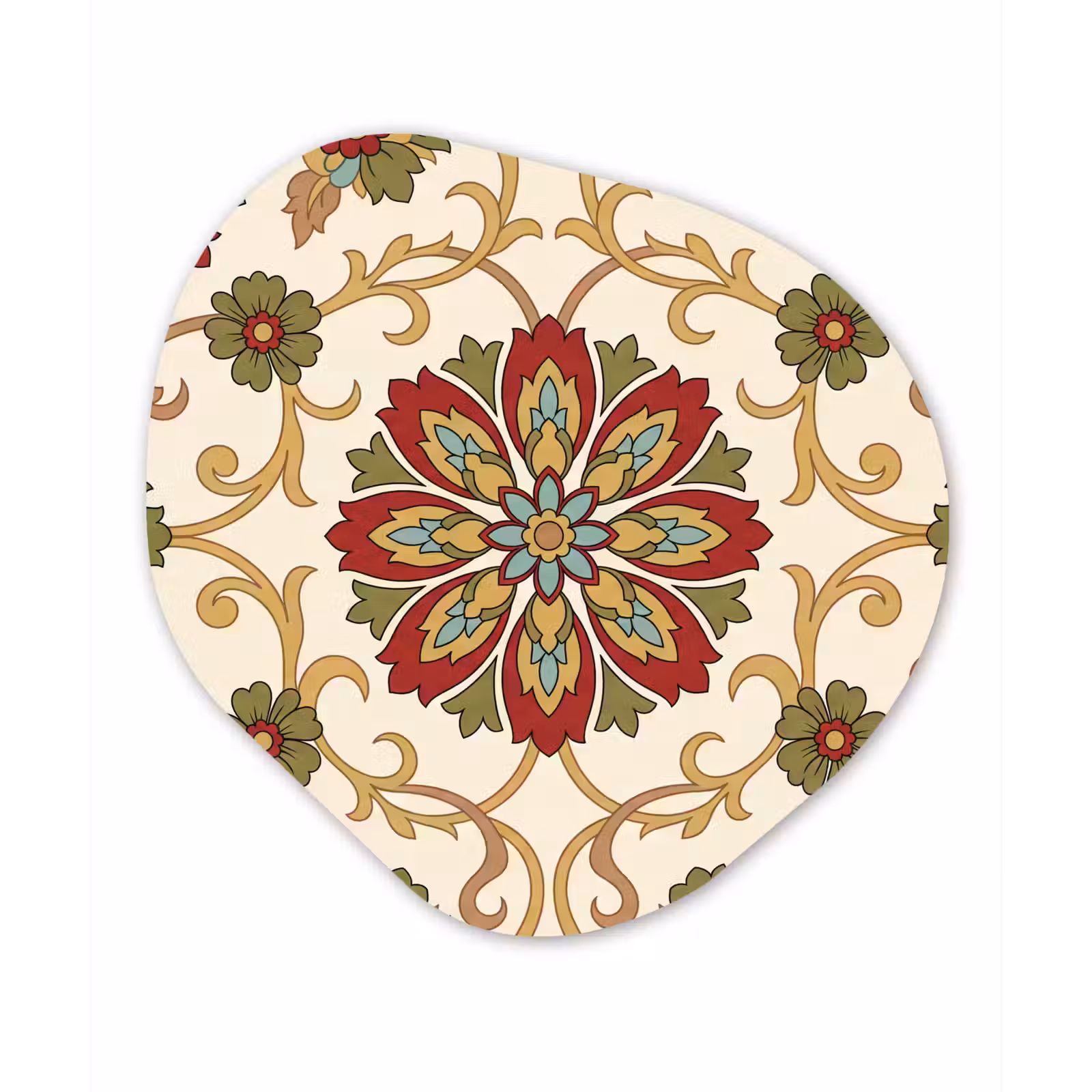 Forexbild Organische Form - Muster – Blumen – Ornament – Klassisch – Farbenfroh — 1