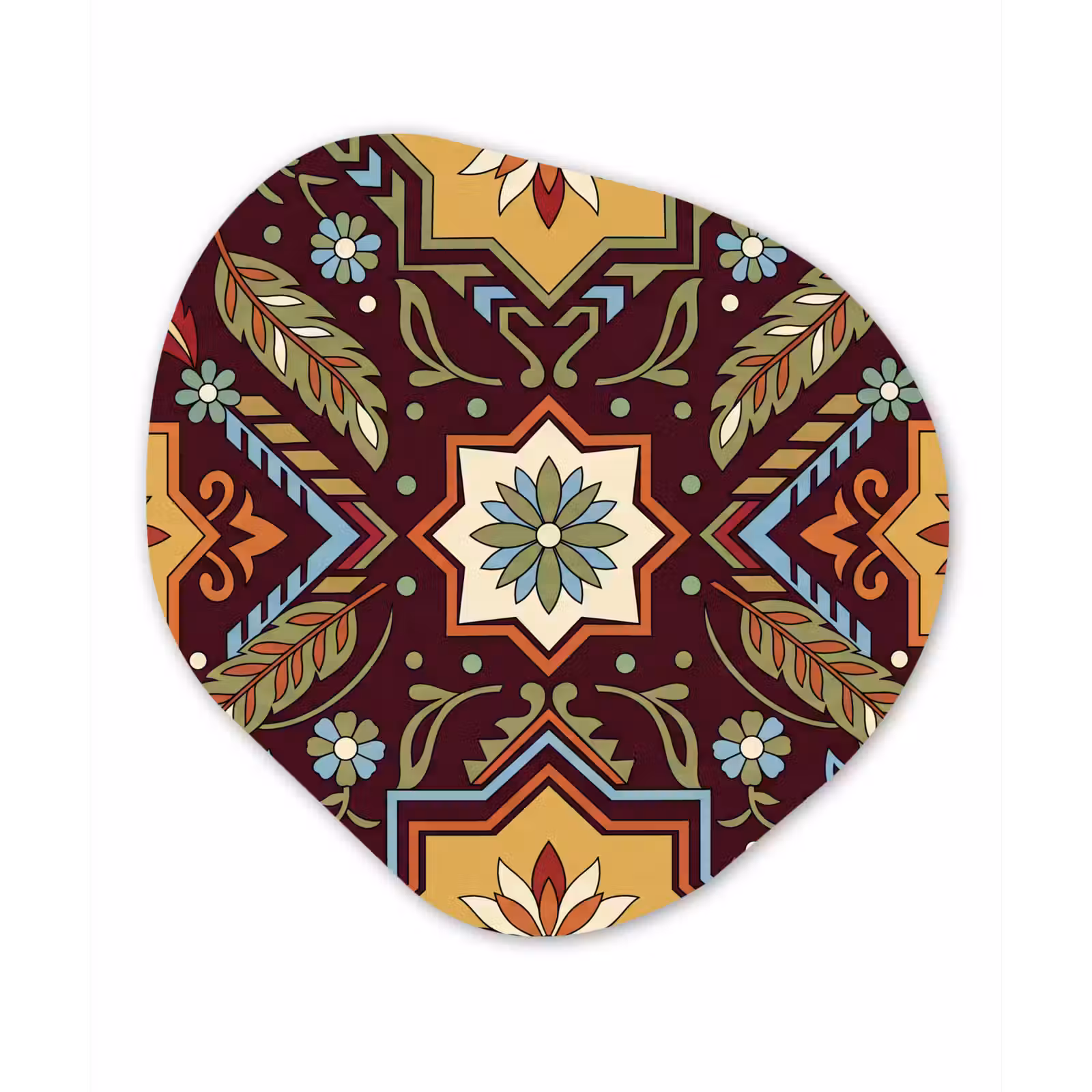 Forexbild Organische Form - Muster – Floral – Geometrisch – Farbenfroh – Dekoration — 1