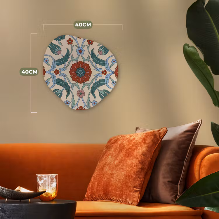 Forexbild Organische Form - Blumen – Muster – Klassisch – Dekoration – Farbenfroh — 4