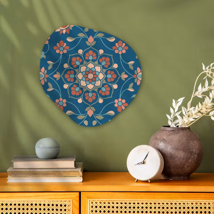 Forexbild Organische Form - Blumen – Muster – Natur – Ornament – Blau — 2