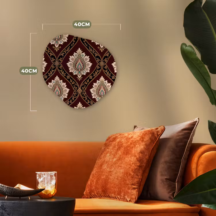 Forexbild Organische Form - Muster – Blumenmotiv – Dekoration – Klassisch – Rot — 4