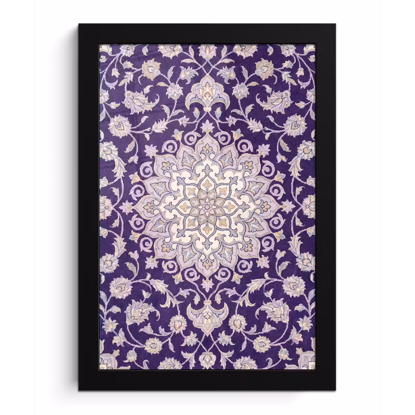Bilder mit Rahmen - Muster – Medaillon – Orientalisch – Lila – Dekoration — 1