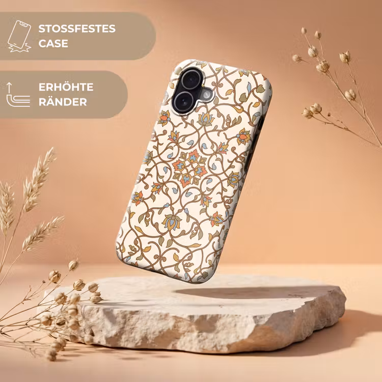 Handyhülle Toughcase - Muster – Blumen – Ornament – Bunt — 5
