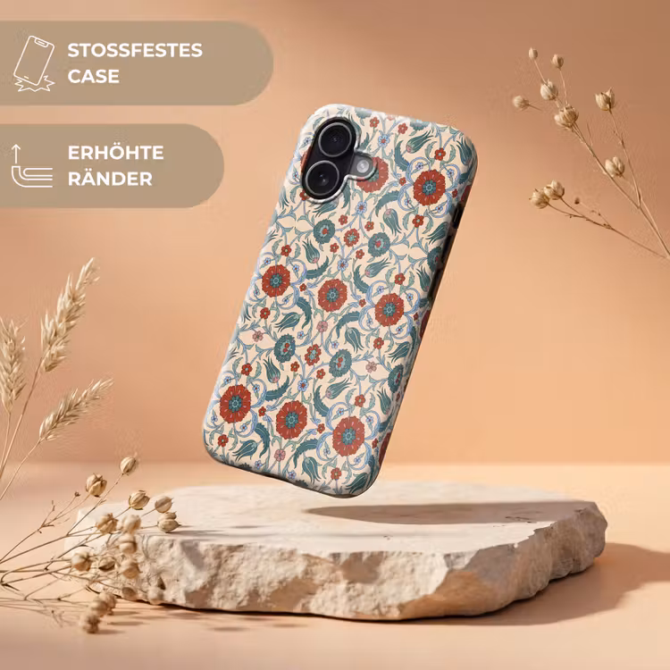 Handyhülle Toughcase - Blumen – Muster – Klassisch – Dekoration – Farbenfroh — 5