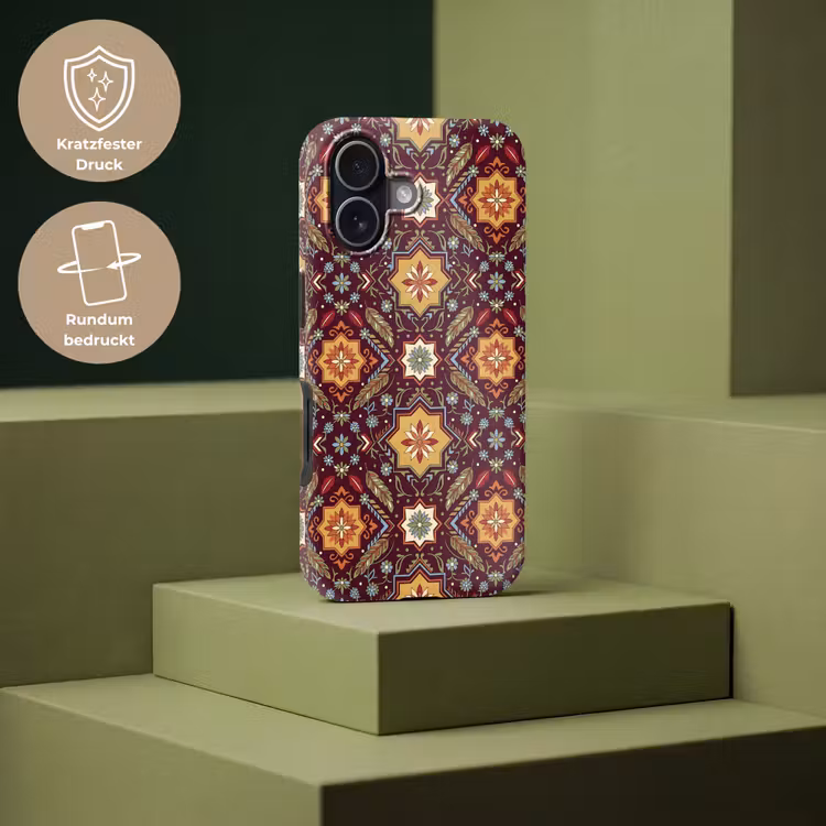Handyhülle Toughcase - Muster – Floral – Geometrisch – Farbenfroh – Dekoration — 7