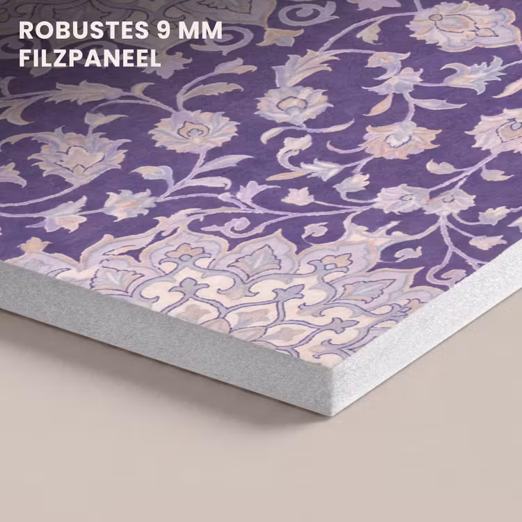 Akustikbild - Muster – Medaillon – Orientalisch – Lila – Dekoration — 5