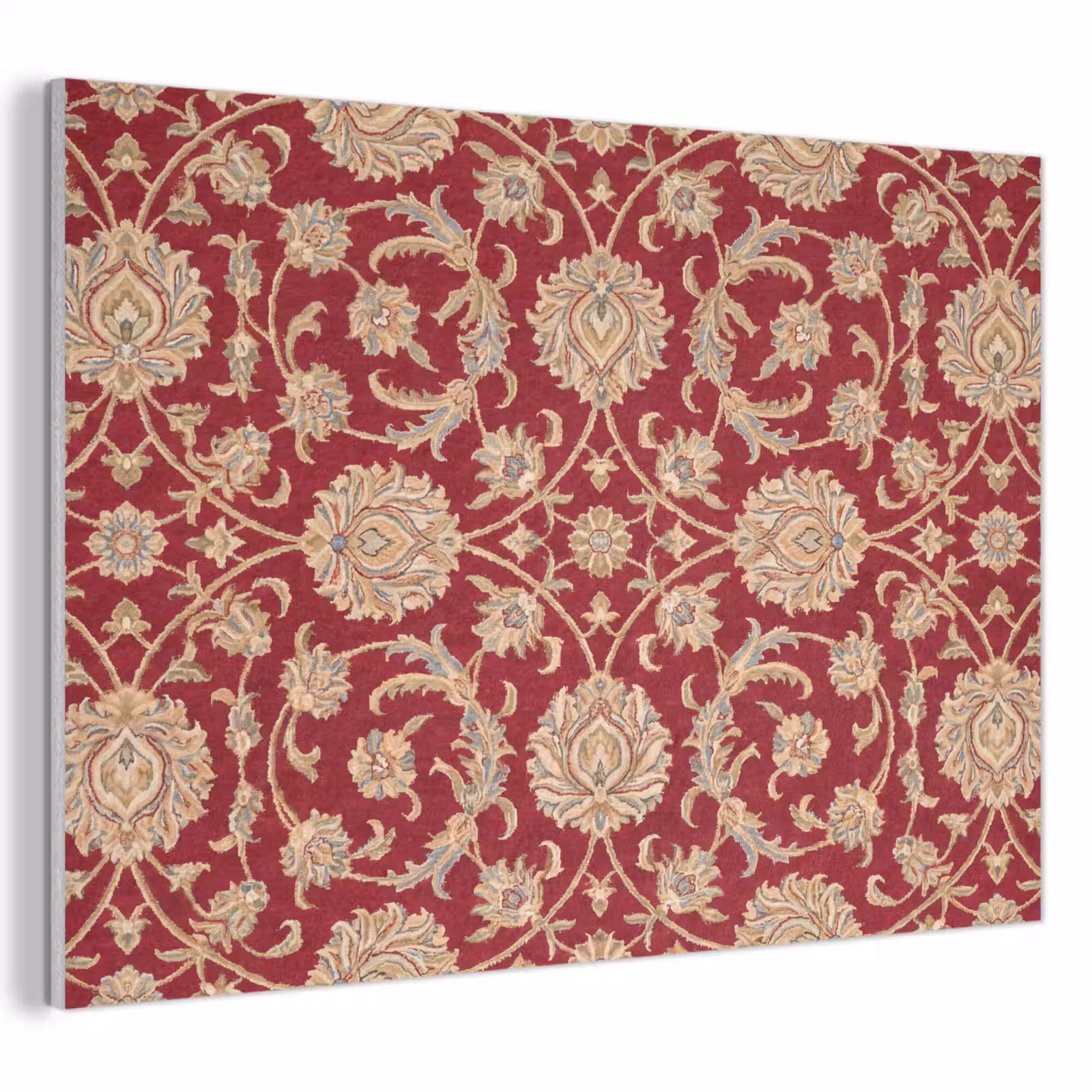 Akustikbild - Muster – Blume – Klassisch – Orientalisch – Rot — 1