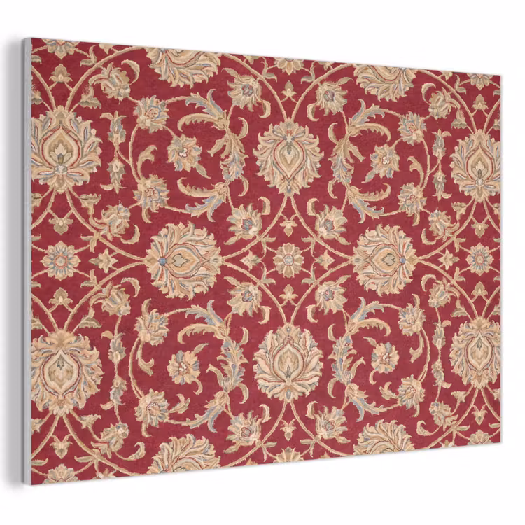 Akustikbild - Muster – Blume – Klassisch – Orientalisch – Rot — 1
