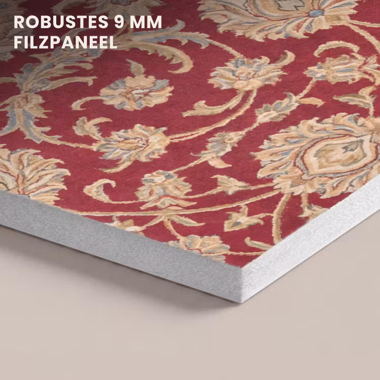 Akustikbild - Muster – Blume – Klassisch – Orientalisch – Rot — 5