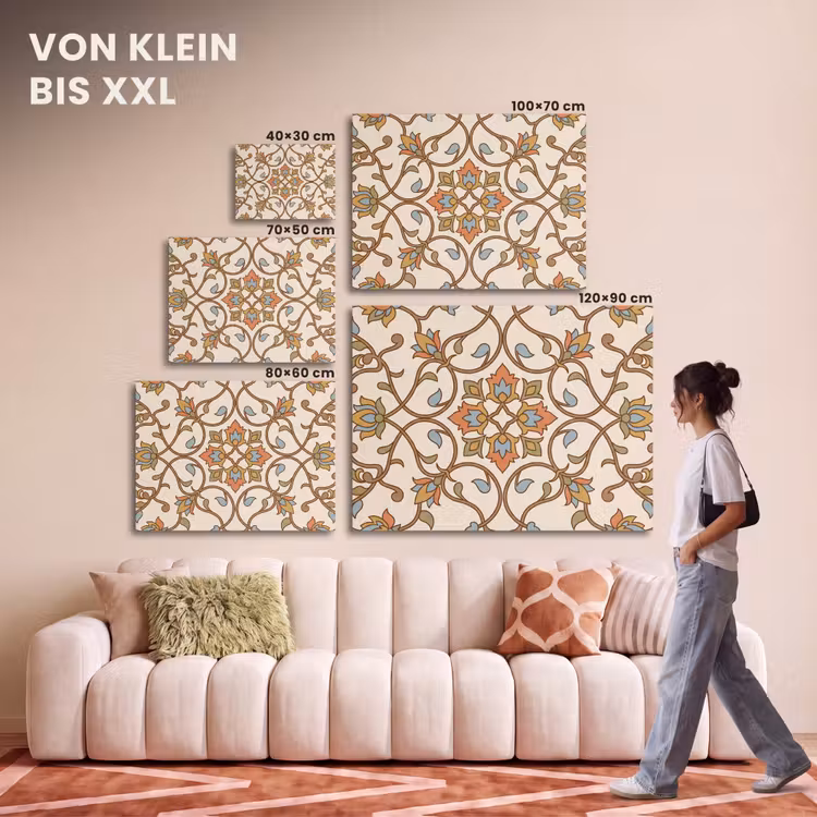 Akustikbild - Muster – Blumen – Ornament – Bunt — 7