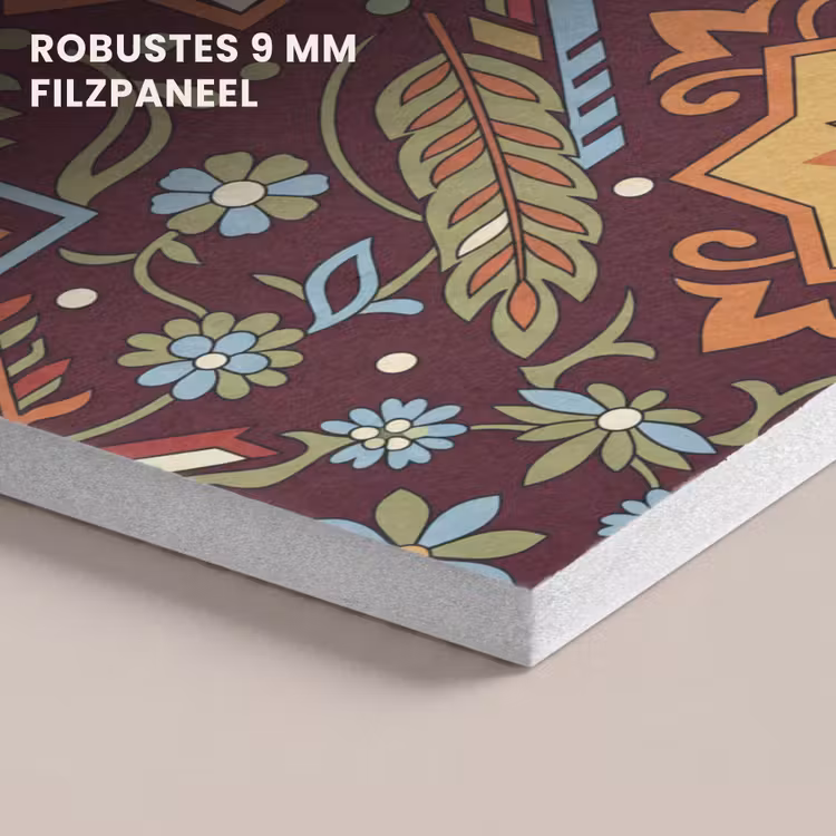 Akustikbild - Muster – Floral – Geometrisch – Farbenfroh – Dekoration — 5