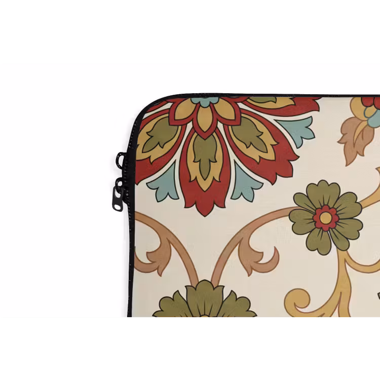 Laptop hülle - Muster – Blumen – Ornament – Klassisch – Farbenfroh — 5