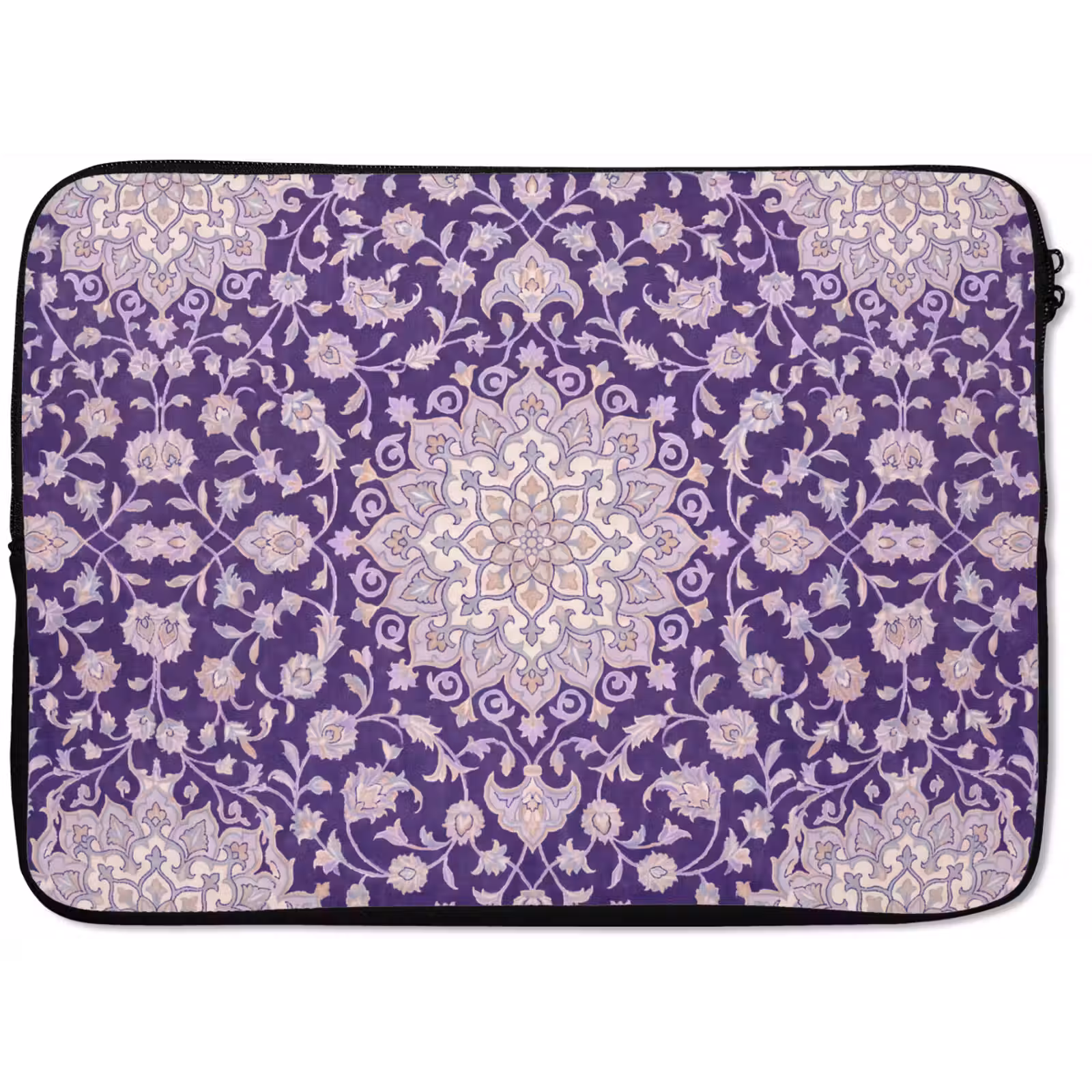 Laptop hülle - Muster – Medaillon – Orientalisch – Lila – Dekoration — 1