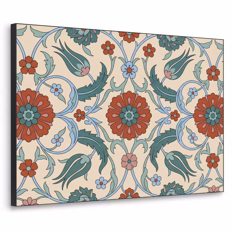 Art Frame - Blumen – Muster – Klassisch – Dekoration – Farbenfroh — 1