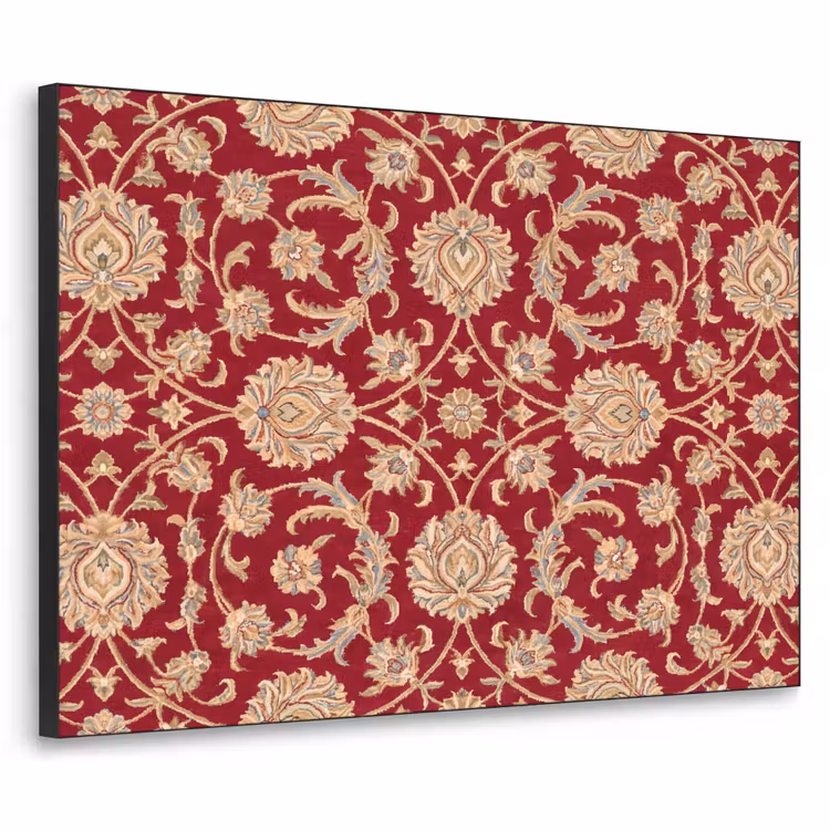 Art Frame - Muster – Blume – Klassisch – Orientalisch – Rot — 1