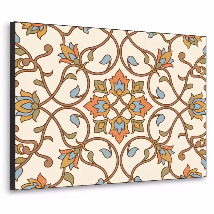 Art Frame - Muster – Blumen – Ornament – Bunt — 1
