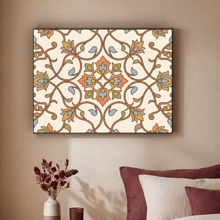 Art Frame - Muster – Blumen – Ornament – Bunt — 2