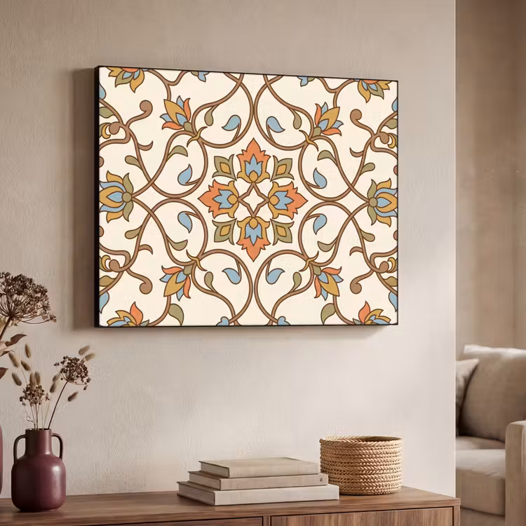 Art Frame - Muster – Blumen – Ornament – Bunt — 3