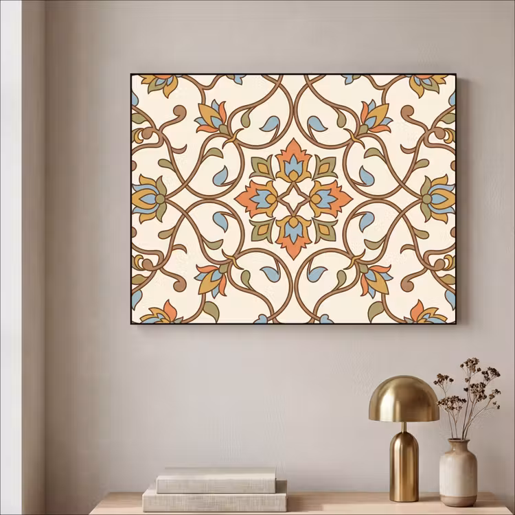 Art Frame - Muster – Blumen – Ornament – Bunt — 4