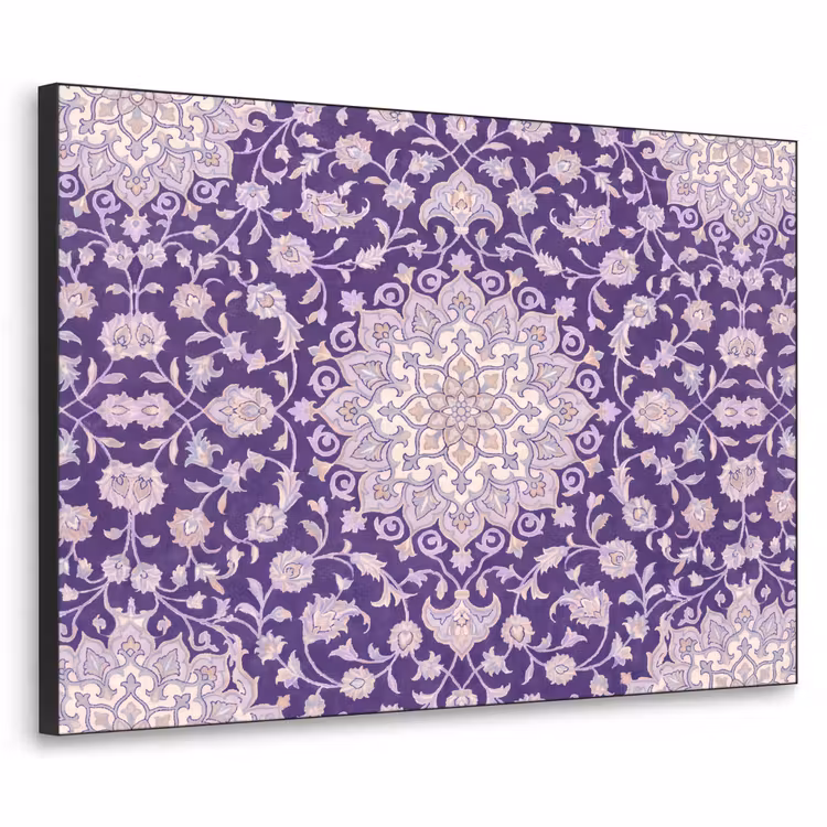 Art Frame - Muster – Medaillon – Orientalisch – Lila – Dekoration — 1