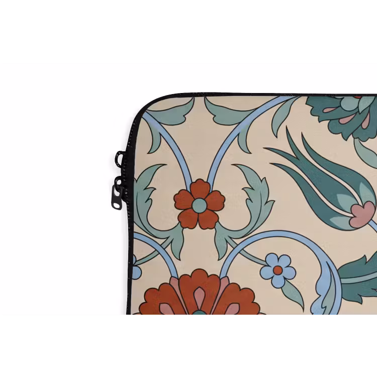Laptop hülle - Blumen – Muster – Klassisch – Dekoration – Farbenfroh — 5