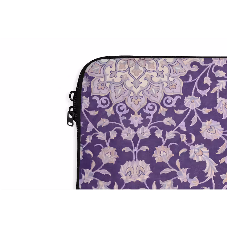 Laptop hülle - Muster – Medaillon – Orientalisch – Lila – Dekoration — 5