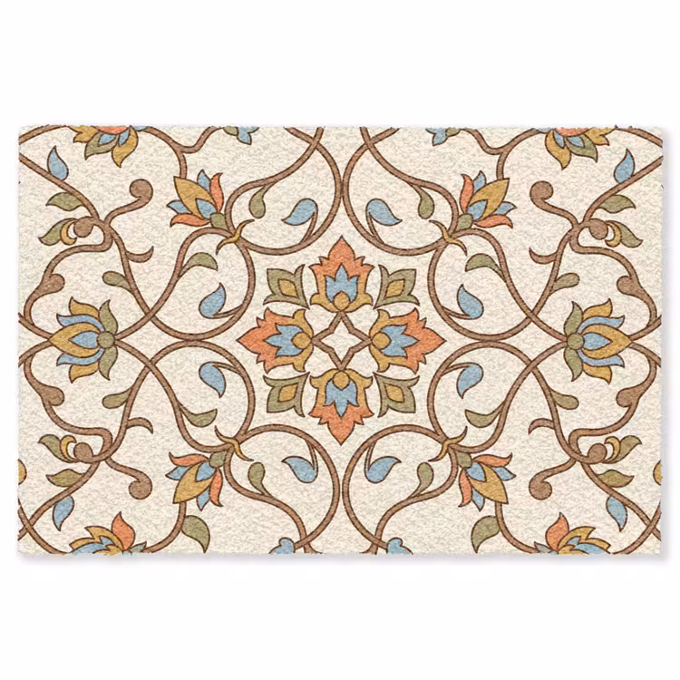 Teppich - Muster – Blumen – Ornament – Bunt — 1