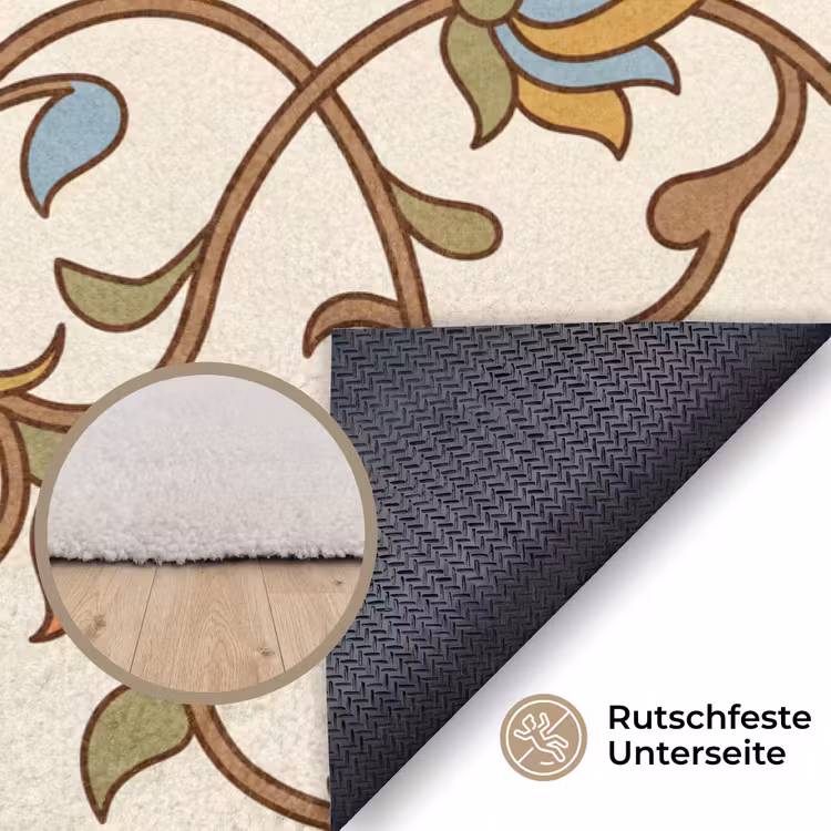 Teppich - Muster – Blumen – Ornament – Bunt — 4