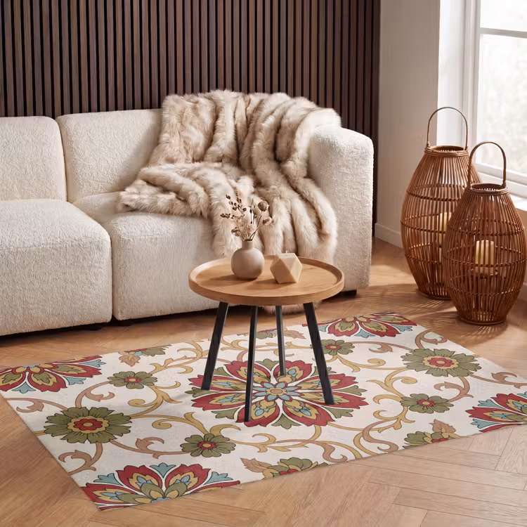 Teppich - Muster – Blumen – Ornament – Klassisch – Farbenfroh — 3