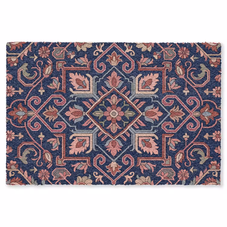 Teppich - Muster – Orientalisch – Blumig – Blau – Klassisch — 1
