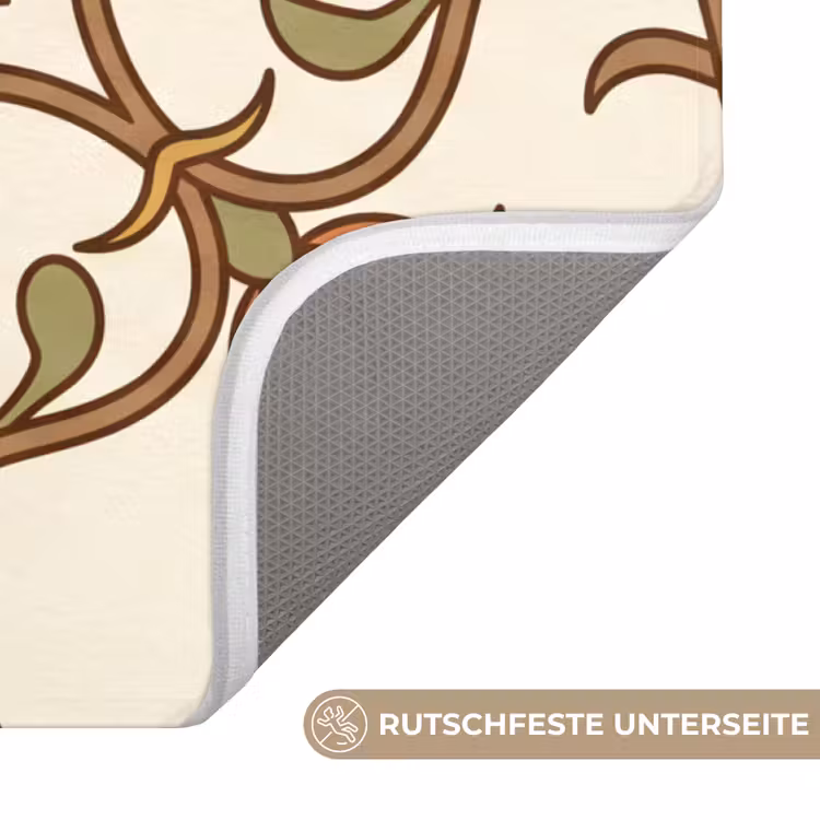 WC Vorleger - Muster – Blumen – Ornament – Bunt — 3