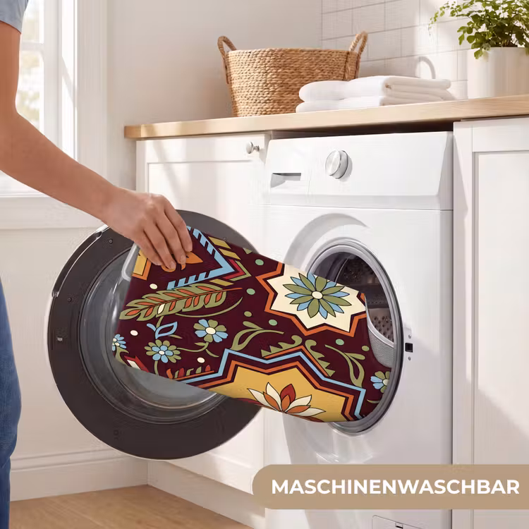 WC Vorleger - Muster – Floral – Geometrisch – Farbenfroh – Dekoration — 7
