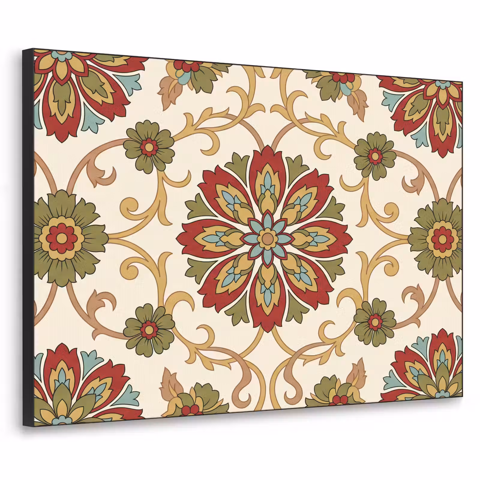 Art Frame - Muster – Blumen – Ornament – Klassisch – Farbenfroh — 1