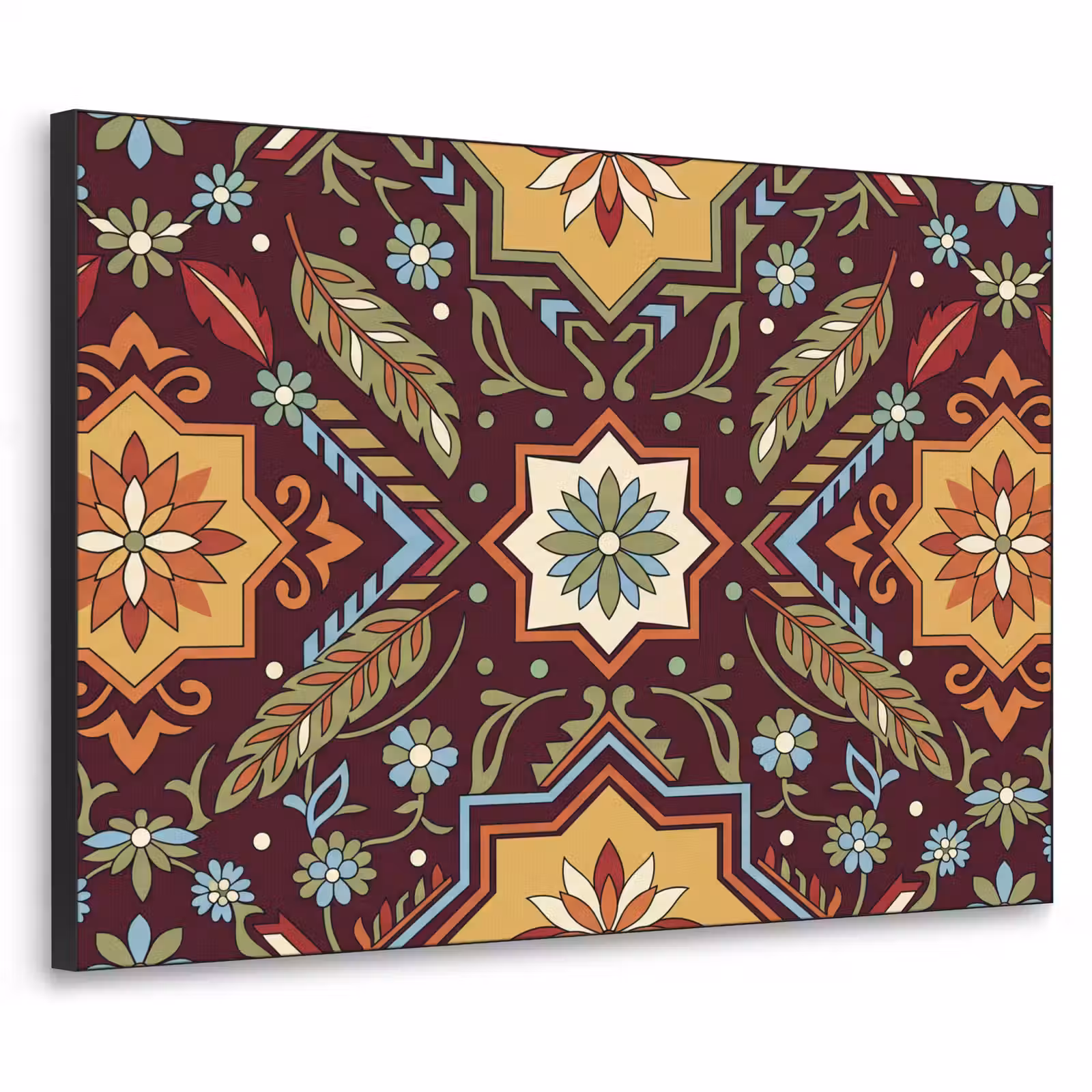 Art Frame - Muster – Floral – Geometrisch – Farbenfroh – Dekoration — 1