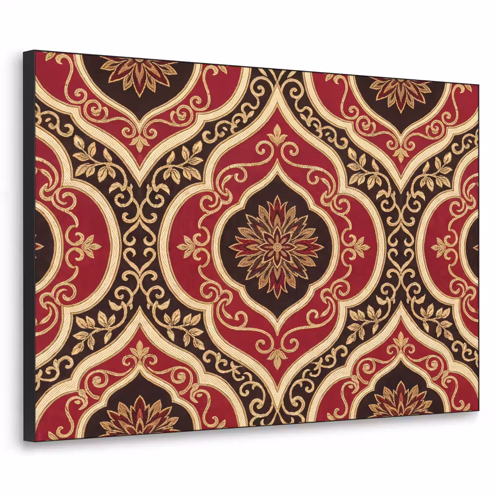 Art Frame - Muster – Ornament – Barock – Rot – Gold — 1